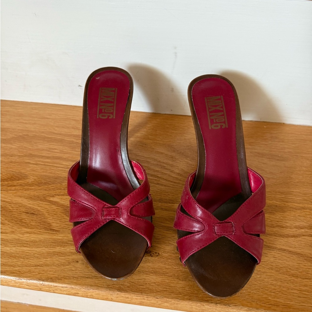 Stylish Red Mules by Nine West